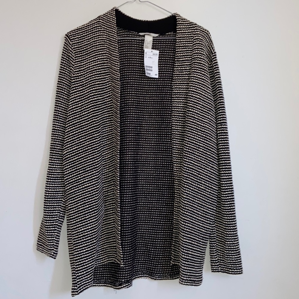 H&M Black and white Cardigan